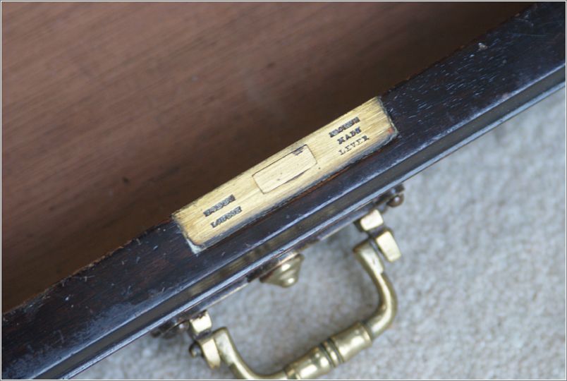 4030 Antique Mahogany Writing Desk by Maple & Co (8)